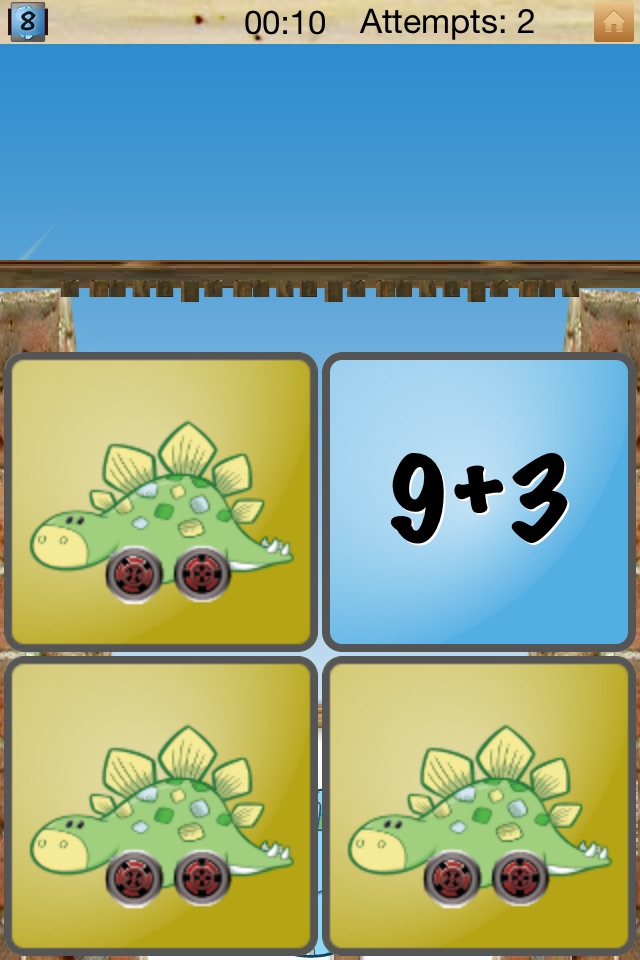 Math Facts Express Card Matching Game screenshot 3