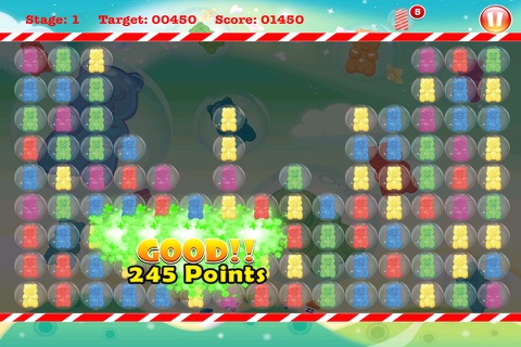 A Sweet Tooth Puzzle Match - Gummy Bear Blaster Adventure FREE screenshot 3