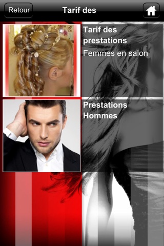 Alexandrine Coiffure screenshot 2