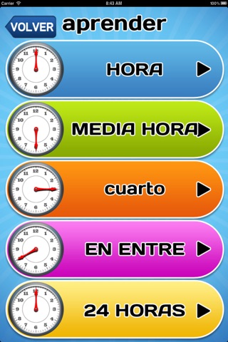 aprendizaje del reloj screenshot 3