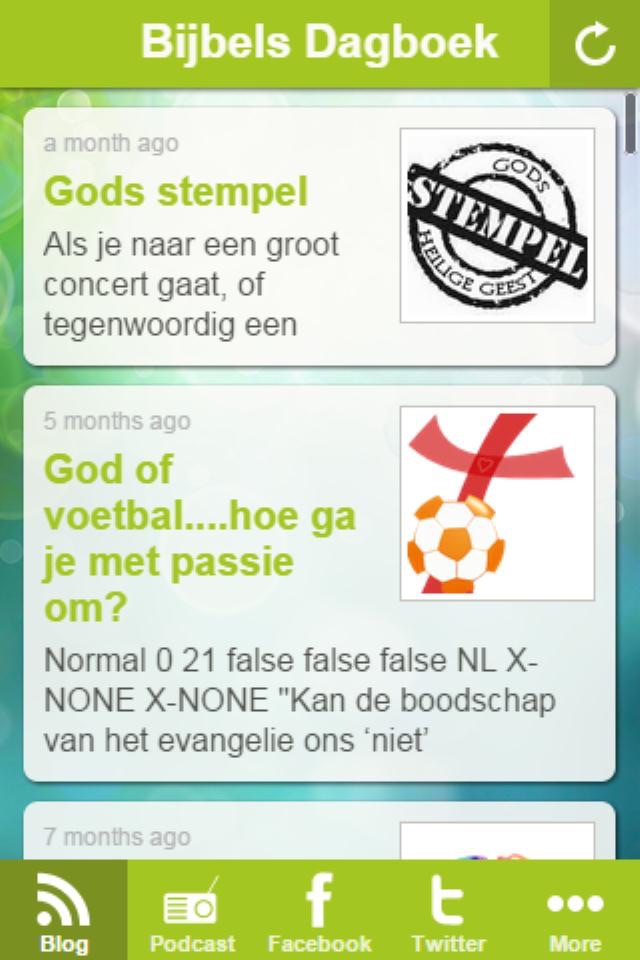 Bijbels Dagboek App screenshot 2