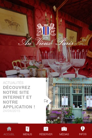 Au Vieux Paris - Restaurant Paris screenshot 2