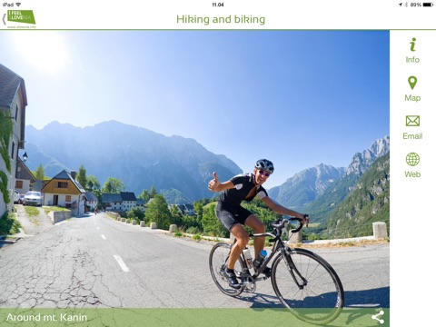 Hiking and Biking in Slovenia for iPad screenshot 3