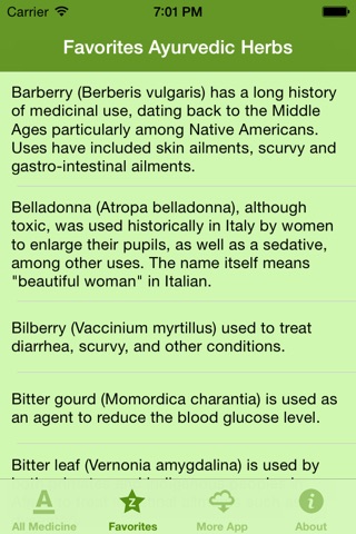 Ayurvedic Herbs Medicine Book screenshot 3