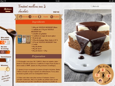 Nestlé Dessert for iPad screenshot 2
