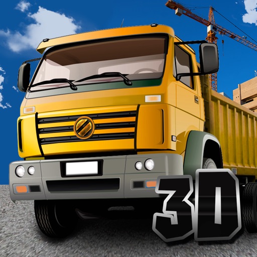 Construction Truck Driver 3D Free Icon