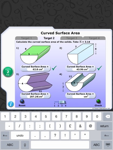 Maths Workout - Surface Area screenshot 2