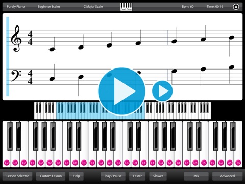 Learn Piano Skills - Chords Scales Arpeggios Lessons & Pracice Music with Metronome Teaching screenshot 3