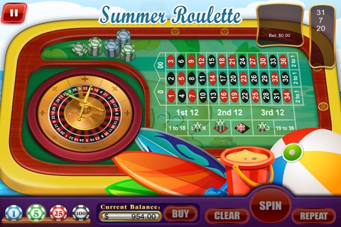 Amazing Roulette in Summer Beach Vacation Casino Journey screenshot 2