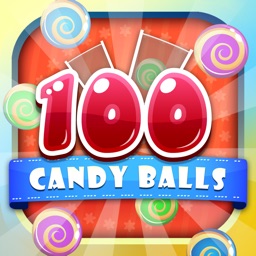 100 Candy Balls Classic Free - Catch And Collect The Falling Jelly Sweet Candy Ping Pong Balls