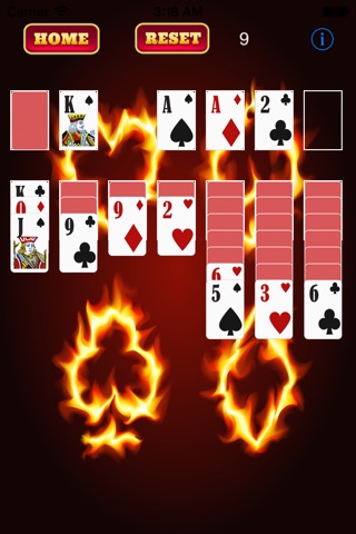 ` A Blazin Solitaire screenshot 3