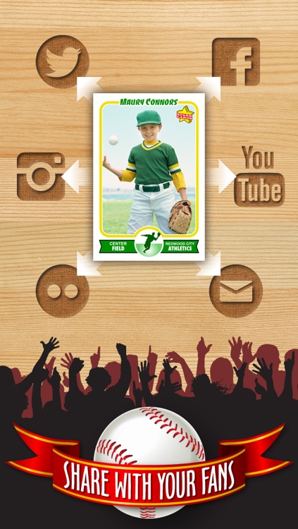 FREE Baseball Card Template — Create Personalized Sports Cards Complete with Baseball Quotes, Cartoons and Stats screenshot-3