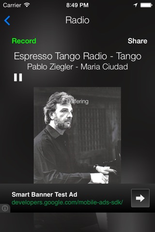 Tango Music Radio Recorder screenshot 2