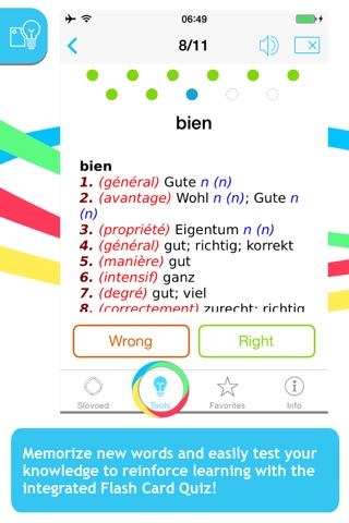 French <-> German Slovoed Classic talking dictionary screenshot 4