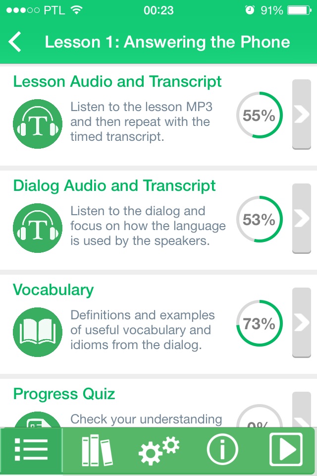 English for Telephoning by Business English Pod screenshot 4