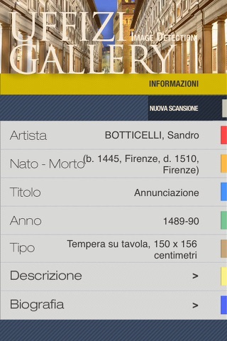 Uffizi Gallery ID Audio guide screenshot 3