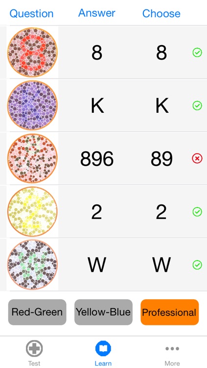 Color Blind Test Pro - Test And Learn