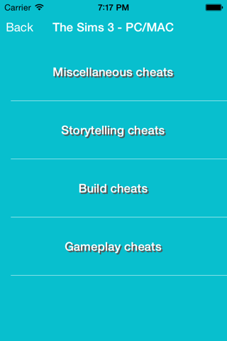 Cheats for The Sims screenshot 3