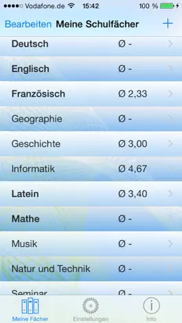 Game screenshot Notendurchschnitt: Meine Schulnoten / Meine Punkte mod apk