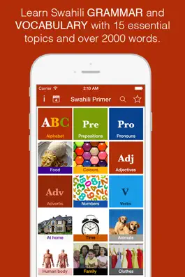 Game screenshot Swahili Primer - Learn To Speak And Write Swahili Language: Grammar, Vocabulary & Exercises mod apk