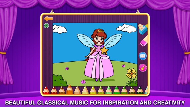 Princess Fairy Ballerina Color Salon: Fun Ballet Dancers Princesses Fairies Coloring Book for Kids and Girls