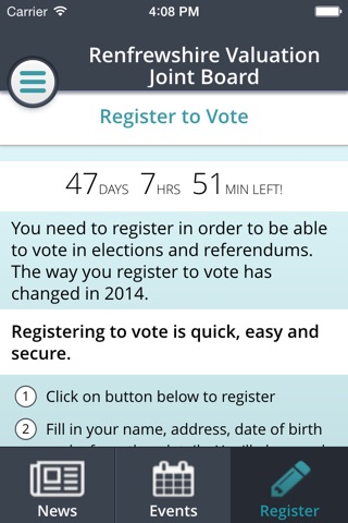 Renfrewshire Voter Registration screenshot 4