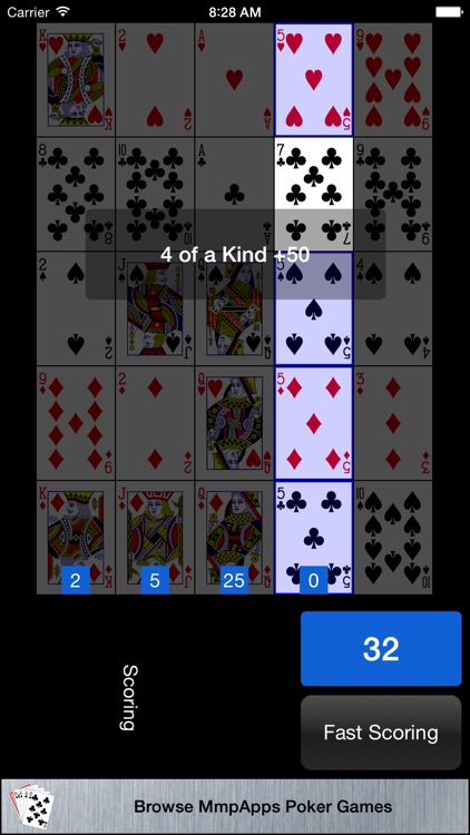 Poker Square - Solitaire