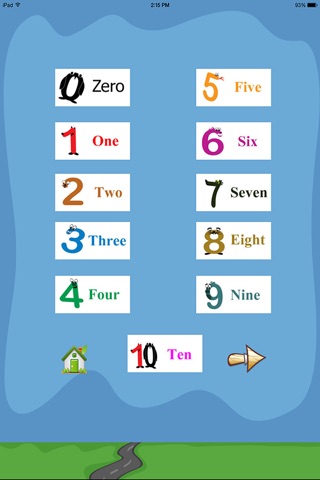English One ~ fun pre k learning number color word for kid and toddler screenshot 2
