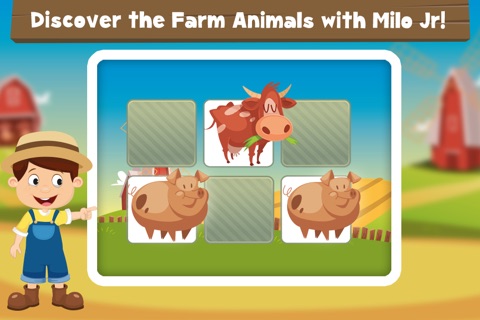 Milo's Mini Games for Tots, Toddlers and Kids of age 3-6 - Barn and Farm Animals Cartoon screenshot 4