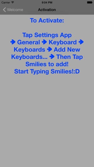 Smilies Keyboard