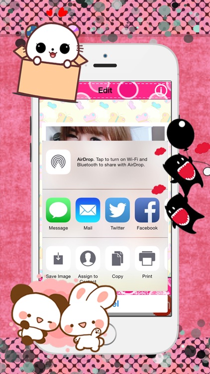 Cute Cartoon Sticker Frame 1 screenshot-4