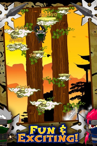Awesome Ninja Jump Adventure Game PRO screenshot 4