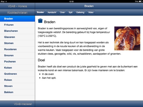 Kooktechnieken screenshot 2