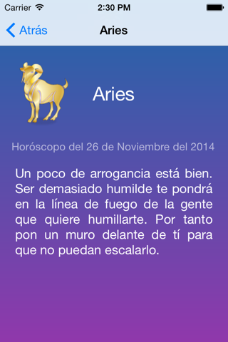 Horoscopo Diario Gratis screenshot 2
