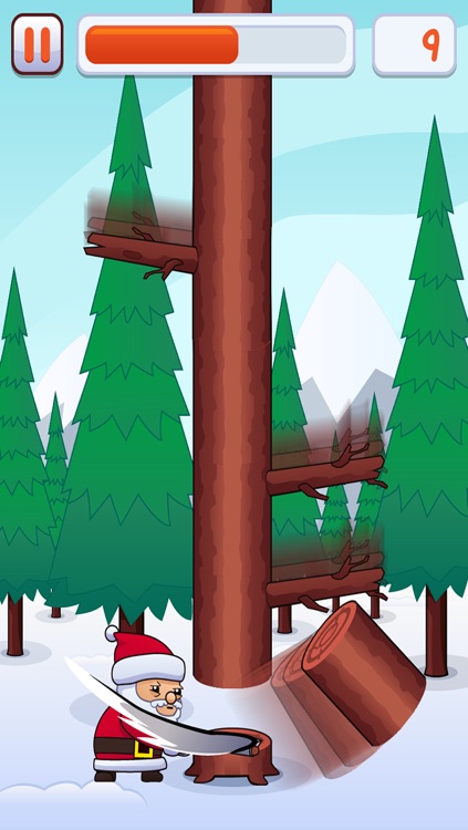 Santa wood cutter screenshot-3