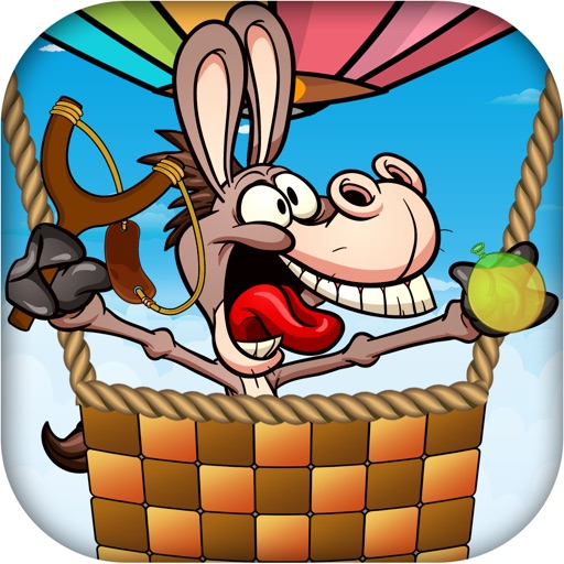 Donkey Slingshot Revenge - Flying Pigs Chase Mania FREE iOS App