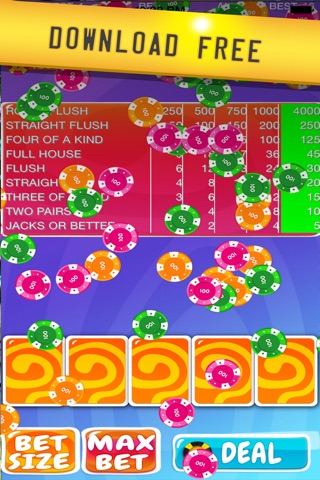 Video Poker Star Jackpot screenshot 2