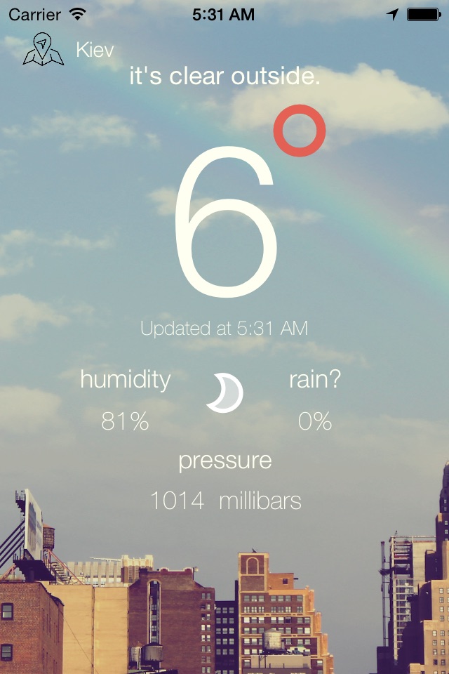 simpleweather. screenshot 2