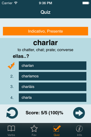 Spanish Verbs + screenshot 4