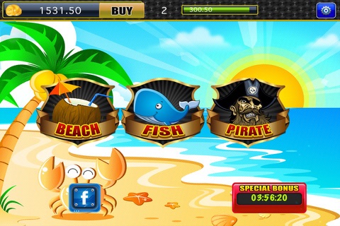 Boom Slots Gamehouse Beach Plus Fish and Pirate Kings Casino Game Pro screenshot 2