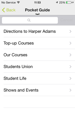 Go: Harper Adams University College screenshot 3