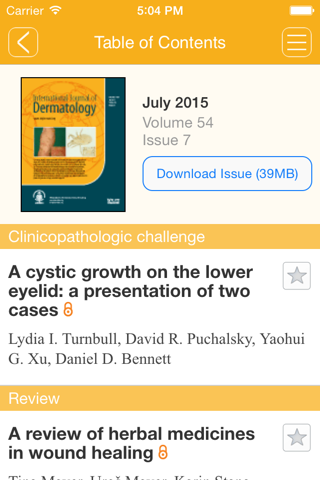 International Journal of Dermatology screenshot 2