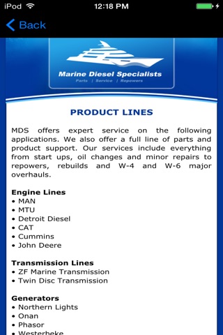 Marine Diesel Specialists screenshot 2