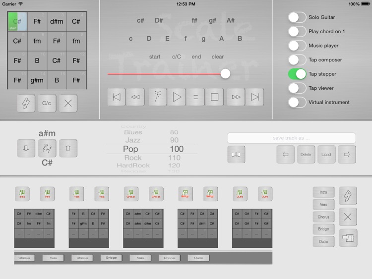 Guitar Backing Tracks Creator and Scale Trainer - Your personal guitar scale trainer for beginners and heroes