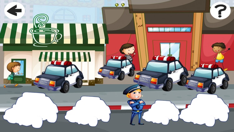 A Sort By Size Game for Children: Learn and Play with Police screenshot-3