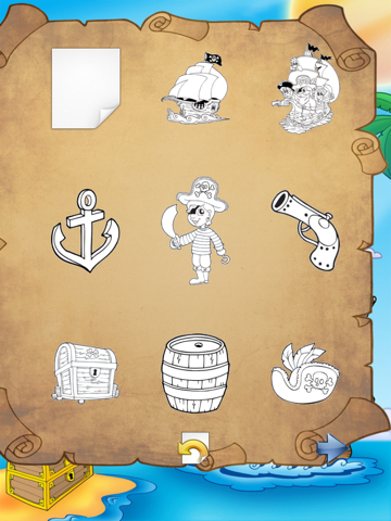 Pirate Coloring Book Free screenshot