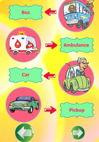 English vocabulary vehicle : english training for kids & toddler screenshot 3