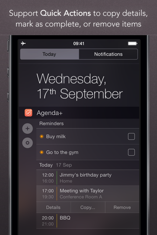Agenda+ | Calendar & Reminder Widget screenshot 2