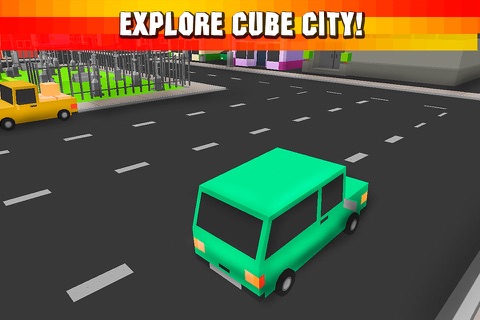 Cube Race: Cops vs Robbers 3D screenshot 4