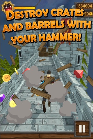 Hammer Quest - Runner RPG of the Year Christmas Edition screenshot 2